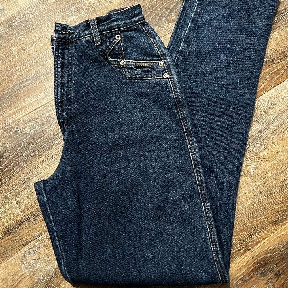 Rockies Women's Dark Blue Straight Leg Jeans